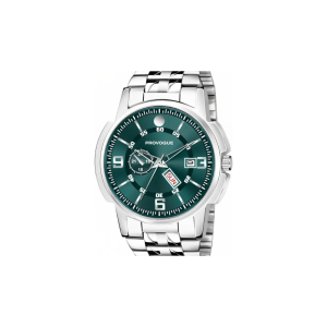 Sports Formal Casual Series Analog Watch - For Men SK-PG-4075-SGRN-SLVR Basic for Men with Day and Date Display